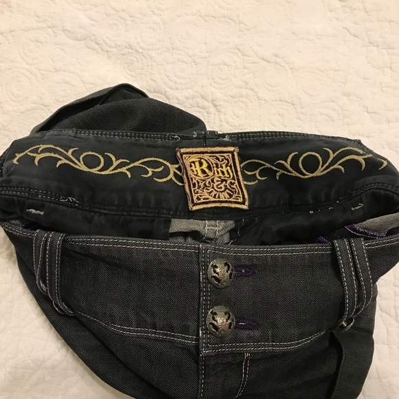 Cute Rich & Skinny dark blue denim shorts (4/27) - Picture 6 of 15